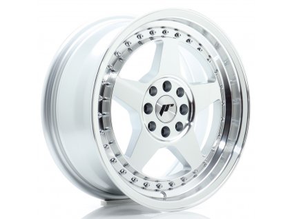 Alu kola Japan Racing JR6 16x7 ET25 4x100/108 Silver Machined Face (PCD 4x100, ET 25)