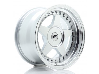 Alu kola Japan Racing JR6 16x9 ET0-20 BLANK Silver Machined Face (PCD 3x112, ET 0)