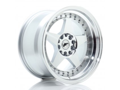 Alu kola Japan Racing JR6 17x10 ET20 5x114/120 Silver Machined Face (PCD 5x114.3, ET 20, Rozměr 17x10)