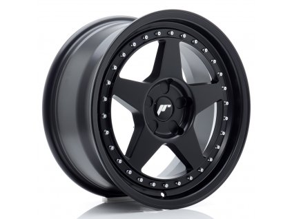 Alu kola Japan Racing JR6 17x8 ET20-35 5H BLANK Matt Black (PCD 5x100, ET 20, Rozměr 17x8)