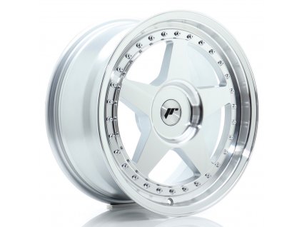Alu kola Japan Racing JR6 17x8 ET20-35 BLANK Silver Machined Face (PCD 3x112, ET 20, Rozměr 17x8)