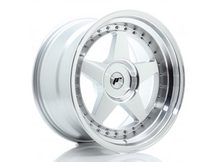 Alu kola Japan Racing JR6 18x10 ET0-25 BLANK Silver Machined Face (PCD 3x112, ET 0)