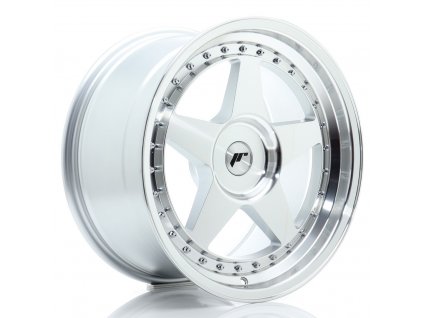 Alu kola Japan Racing JR6 18x9 ET20-35 BLANK Silver Machined Face (PCD 3x112, ET 20)