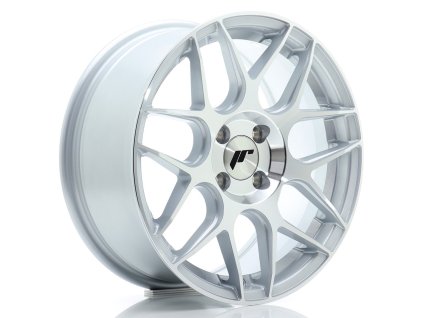 Alu kola Japan Racing JR18 16x7 ET25 4x108 Silver Machined Face (PCD 4x108, ET 25)