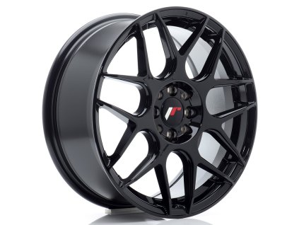 Alu kola Japan Racing JR18 17x7 ET40 4x100/114,3 Gloss Black (PCD 4x100, ET 40, Rozměr 17x7)