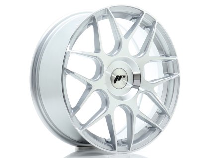 Alu kola Japan Racing JR18 17x7 ET20-40 BLANK Silver Machined Face (PCD 3x112, ET 20, Rozměr 17x7)