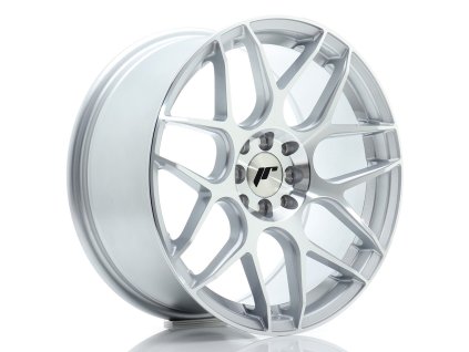 Alu kola Japan Racing JR18 17x8 ET35 4x100/114 Silver Machined Face (PCD 4x100, ET 35, Rozměr 17x8)