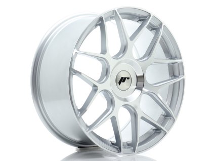 Alu kola Japan Racing JR18 18x8,5 ET20-45 BLANK Silver Machined Face (PCD 3x112, ET 20)