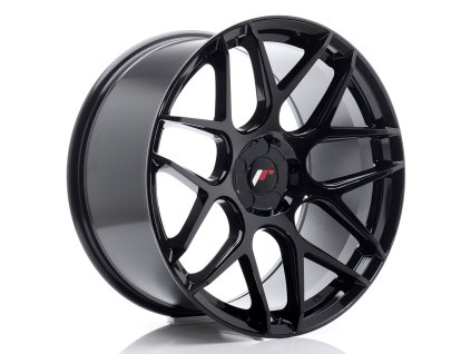 Alu kola Japan Racing JR18 20x10 ET20-40 5H BLANK Gloss Black (PCD 5x100, ET 20)