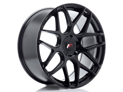 Alu kola Japan Racing JR18 20x8,5 ET20-40 5H BLANK Gloss Black (PCD 5x100, ET 20)