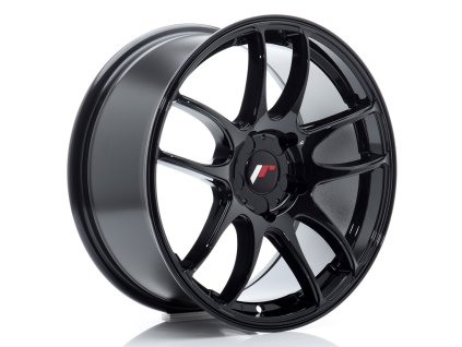 Alu kola Japan Racing JR29 17x8 ET20-38 5H BLANK Gloss Black (PCD 5x100, ET 20, Rozměr 17x8)
