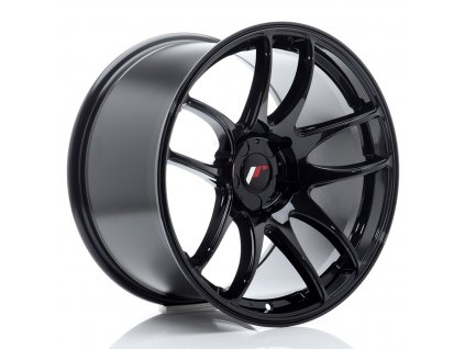 Alu kola Japan Racing JR29 18x10,5 ET15-28 5H BLANK Gloss Black (PCD 5x100, ET 15)