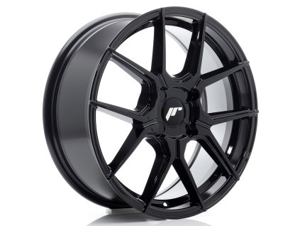 Alu kola Japan Racing JR30 17x7 ET20-40 4H BLANK Gloss Black (PCD 4x98, ET 20, Rozměr 17x7)