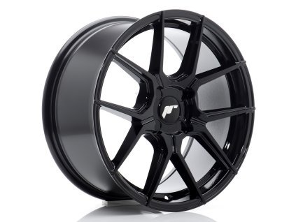 Alu kola Japan Racing JR30 17x8 ET20-40 4H BLANK Gloss Black (PCD 4x98, ET 20, Rozměr 17x8)