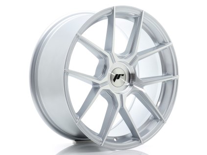 Alu kola Japan Racing JR30 18x8,5 ET20-45 BLANK Silver Machined Face (PCD 4x100, ET 20)