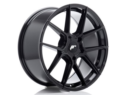 Alu kola Japan Racing JR30 19x8 ET20-40 5H BLANK Gloss Black (PCD 5x100, ET 20)