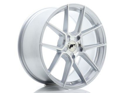 Alu kola Japan Racing JR30 19x8 ET20-40 5H BLANK Silver Machined Face (PCD 5x100, ET 20)