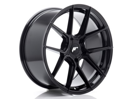 Alu kola Japan Racing JR30 19x9 ET20-40 5H BLANK Gloss Black (PCD 5x100, ET 20)