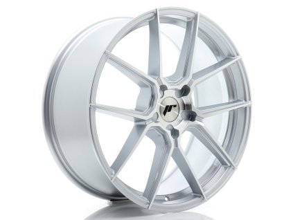 Alu kola Japan Racing JR30 20x8 ET20-40 5H BLANK Silver Machined Face (PCD 5x108, ET 20)