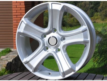 Alu kola design Volkswagen (BK258) 17x7.5 5x130 ET 55 71.6 stříbrné