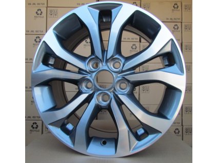 Alu kola design Racing line (L1536) 15x6 5x105 ET 38 56.6 stříbrné