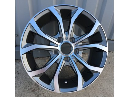 Alu kola design Racing line (LU250) 15x6.5 5x105 ET 40 56.6 stříbrné