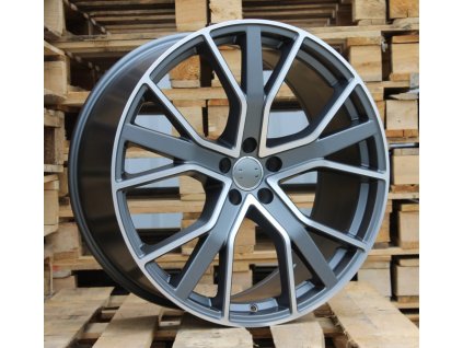 Alu kola design Audi (B5131) 22x10 5x112 ET 21 66.5 stříbrné