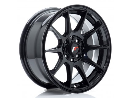 Alu kola Japan Racing JR11 15x7 ET30 5x100/114 Gloss Black (PCD 5x100, ET 30)