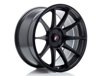 Alu kola Japan Racing JR11 18x9,5 ET20-30 5H BLANK Matt Black (PCD 5x100, ET 20)