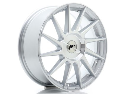Alu kola Japan Racing JR22 17x7 ET20-40 BLANK Silver Machined Face (PCD 3x112, ET 20, Rozměr 17x7)