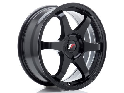 Alu kola Japan Racing JR3 17x7 ET20-42 5H BLANK Matt Black (PCD 5x100, ET 20, Rozměr 17x7)