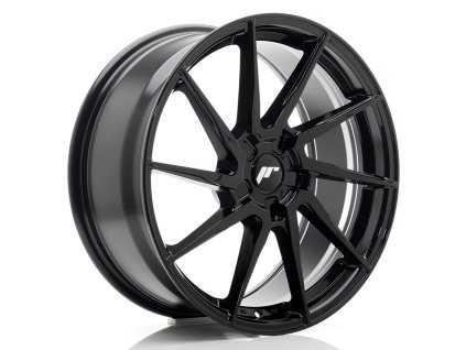 Alu kola Japan Racing JR36 19x8,5 ET20-45 5H BLANK Gloss Black (PCD 5x100, ET 20)