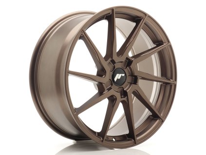 Alu kola Japan Racing JR36 19x8,5 ET20-45 5H BLANK Matt Bronze (PCD 5x100, ET 20)