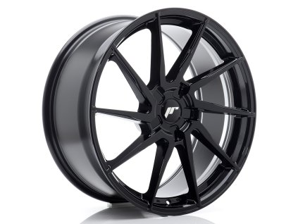 Alu kola Japan Racing JR36 20x8,5 ET20-45 5H BLANK Gloss Black (PCD 5x108, ET 20)