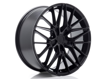 Alu kola Japan Racing JR38 19x8,5 ET20-45 5H BLANK Matt Black (PCD 5x100, ET 20)