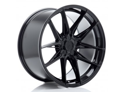Alu kola Japan Racing JR44 19x10 ET15-45 5H BLANK Gloss Black (PCD 5x100, ET 15)