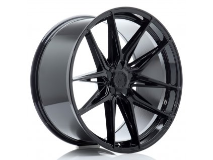 Alu kola Japan Racing JR44 21x10,5 ET15-40 5H BLANK Gloss Black (PCD 5x108, ET 15)