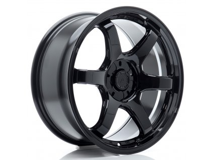 Alu kola Japan Racing SL03 18x8,5 ET20-42 5H BLANK Gloss Black (PCD 5x100, ET 20)