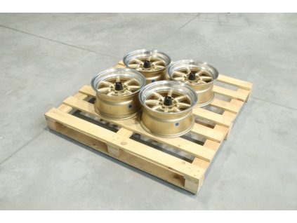 Set of JR19 14x7 ET0 4x100/114,3 Gold (PCD 4x100, ET 0)