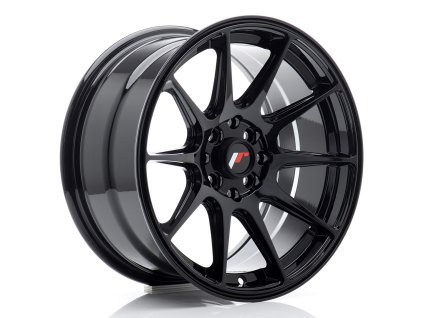 Alu kola Japan Racing JR11 16x8 ET25 4x100/114 Gloss Black (PCD 4x100, ET 25)