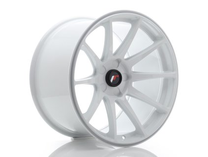 Alu kola Japan Racing JR11 18x10,5 ET0-25 5H BLANK White (PCD 5x100, ET 0)