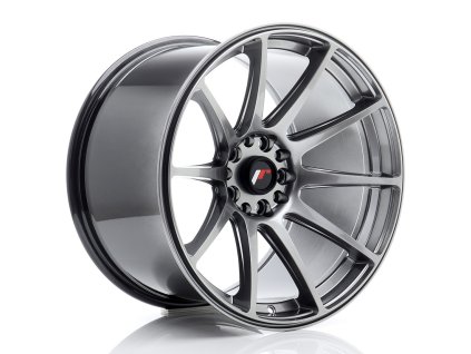 Alu kola Japan Racing JR11 18x10,5 ET22 5x114/120 Hyper Black (PCD 5x114.3, ET 22)