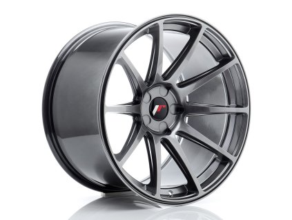 Alu kola Japan Racing JR11 19x11 ET15-25 5H BLANK Hyper Black (PCD 5x100, ET 15)