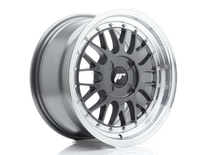 Alu kola Japan Racing JR23 16x8 ET20-45 4H BLANK Hyper Gray w/ Machined Lip (PCD 4x98, ET 20)