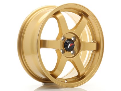Alu kola Japan Racing JR3 16x7 ET40 4x100 Gold (PCD 4x100, ET 40)