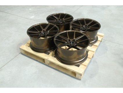 Set of JR30 20x10 ET40 5x112 Gloss Bronze (PCD 5x112, ET 40)