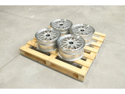 Set of JR23 16x7 ET40 4x114,3 Hyper Silver (PCD 4x114.3, ET 40)