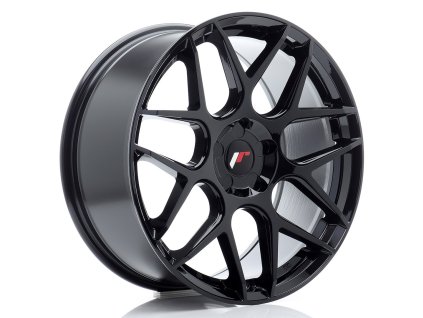 Alu kola Japan Racing JR18 19x8,5 ET20-45 5H BLANK Gloss Black (PCD 5x100, ET 20)