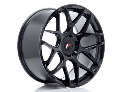Alu kola Japan Racing JR18 19x9,5 ET20-42 5H BLANK Gloss Black (PCD 5x100, ET 20)