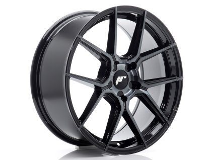 Alu kola Japan Racing JR30 18x8,5 ET20-45 5H BLANK Black Machined w/ Tinted Face (PCD 5x100, ET 20)